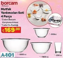 BORCAM MUTFAK YARDIMCILARI SETİ 4 PARÇA
